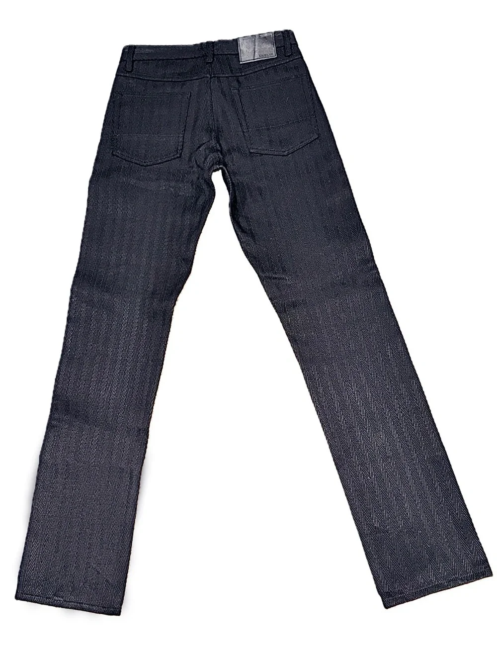 GUSTIN *NWOT*‎ Black Selvedge Heavyweight Herringbone Straight Leg Denim | 32x35